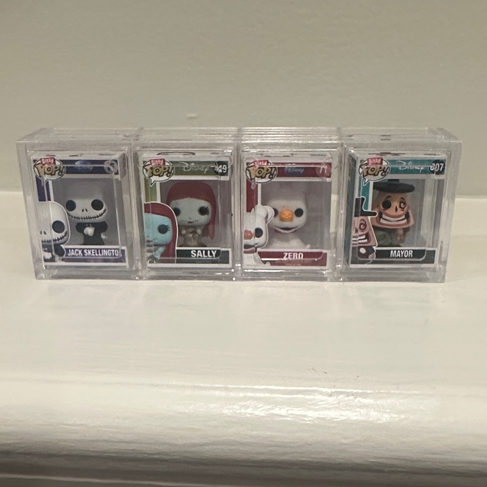 Funko Pop Bitty Nightmare Before Christmas Disney Collectible Figures Set